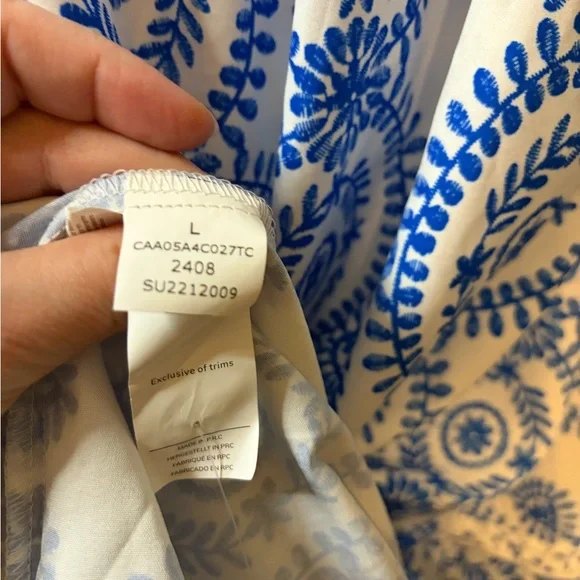 Cupshe Elegant Blue and White Maxi Dress - Picture 5 of 6